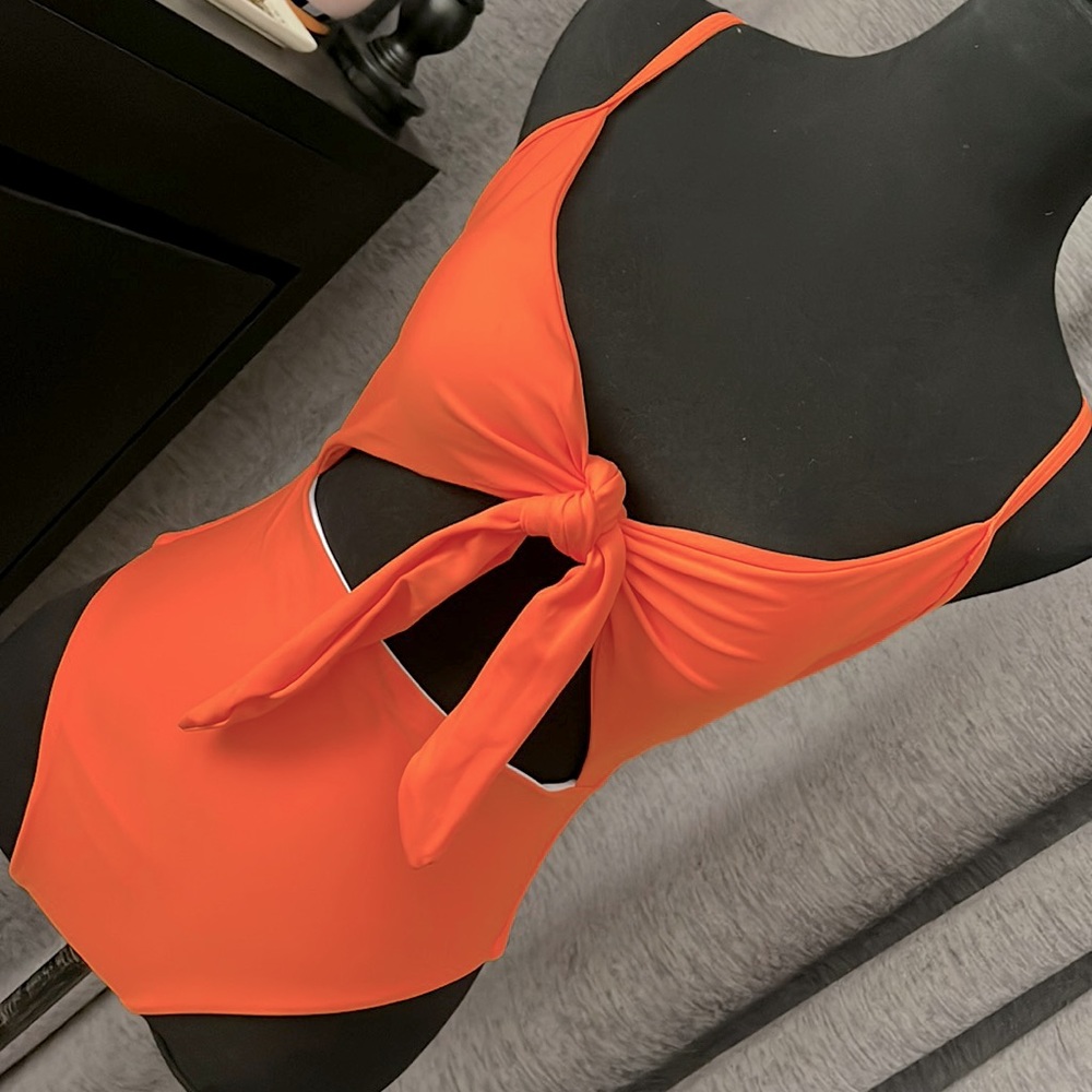 NEW Knot Front Cutout one piece Swimsuit